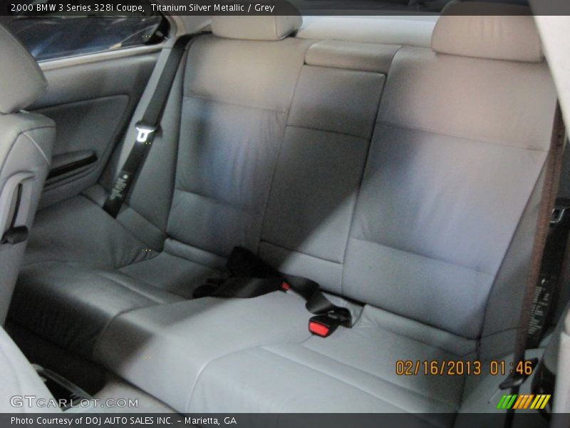Titanium Silver Metallic / Grey 2000 BMW 3 Series 328i Coupe