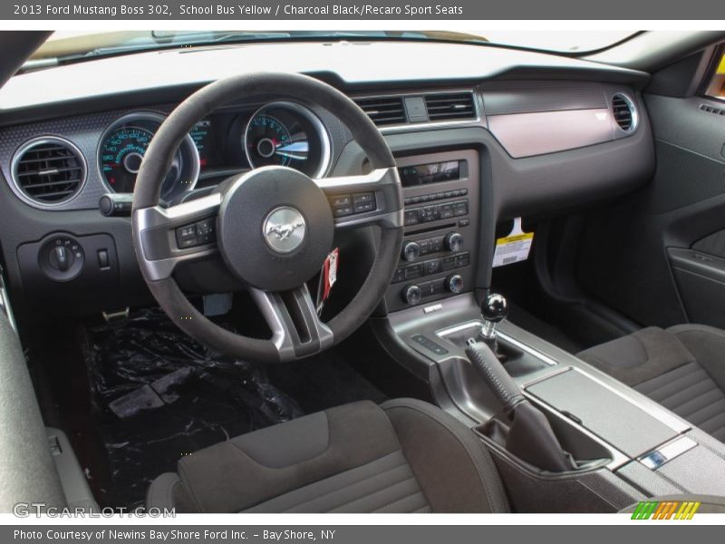 Charcoal Black/Recaro Sport Seats Interior - 2013 Mustang Boss 302 