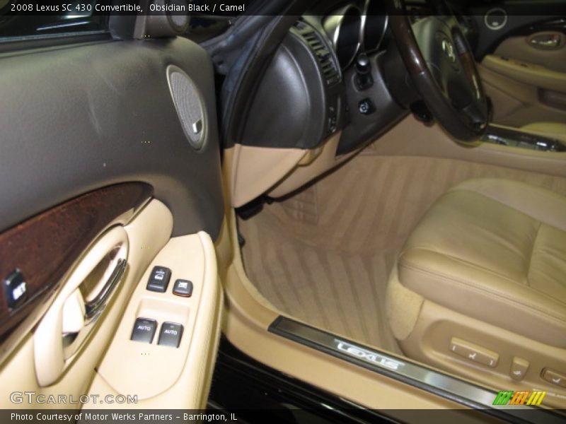 Obsidian Black / Camel 2008 Lexus SC 430 Convertible