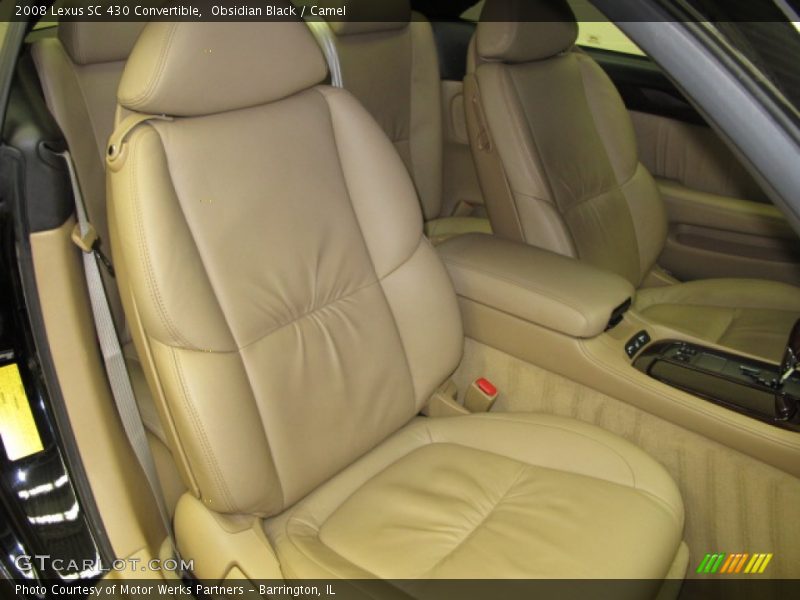Obsidian Black / Camel 2008 Lexus SC 430 Convertible