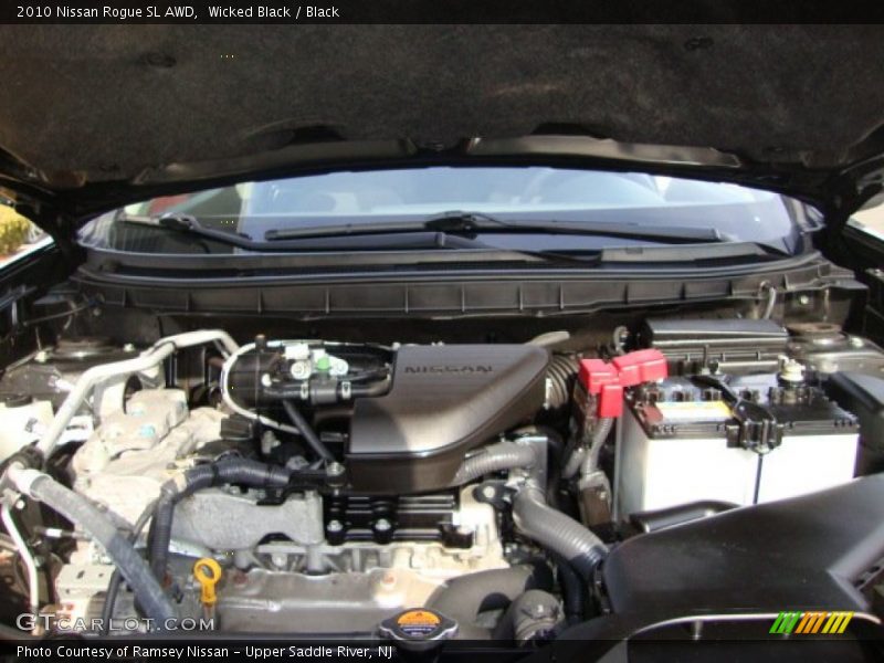 Wicked Black / Black 2010 Nissan Rogue SL AWD