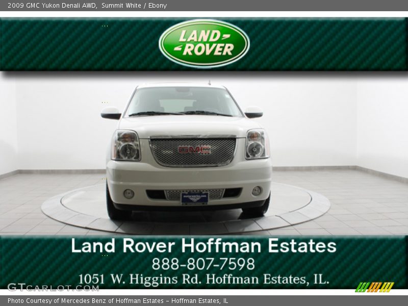 Summit White / Ebony 2009 GMC Yukon Denali AWD