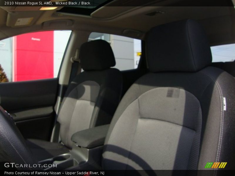 Wicked Black / Black 2010 Nissan Rogue SL AWD