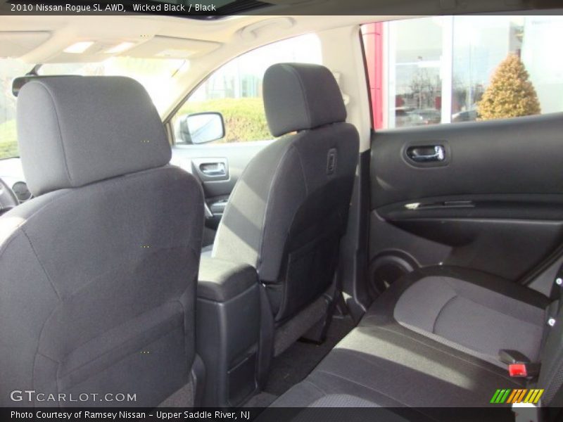 Wicked Black / Black 2010 Nissan Rogue SL AWD