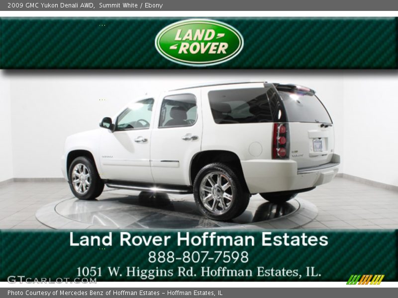 Summit White / Ebony 2009 GMC Yukon Denali AWD