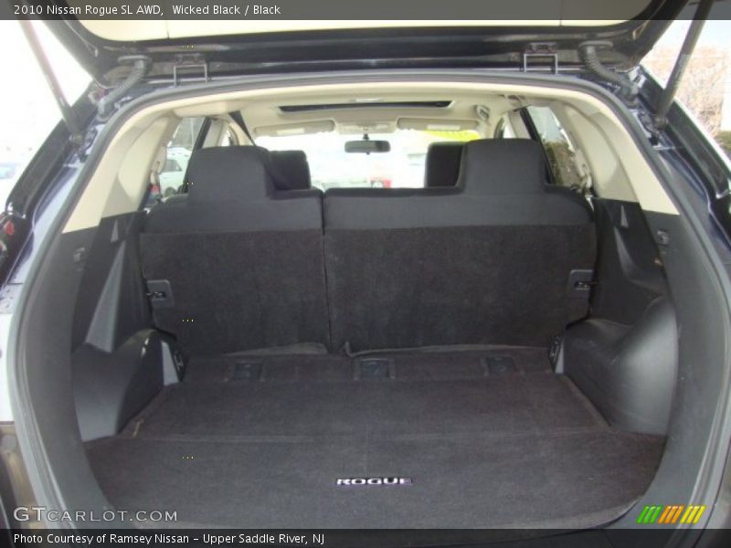 Wicked Black / Black 2010 Nissan Rogue SL AWD