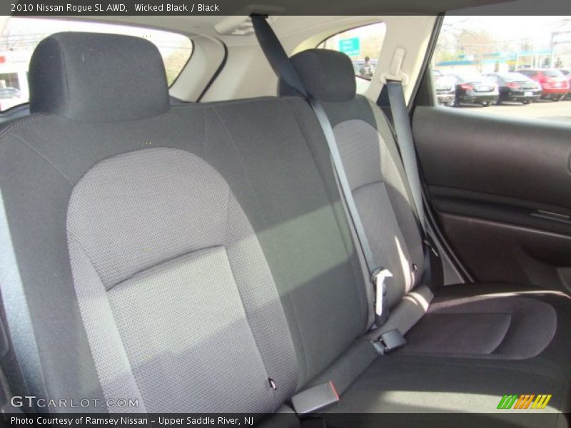 Wicked Black / Black 2010 Nissan Rogue SL AWD