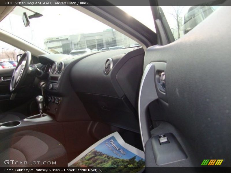 Wicked Black / Black 2010 Nissan Rogue SL AWD