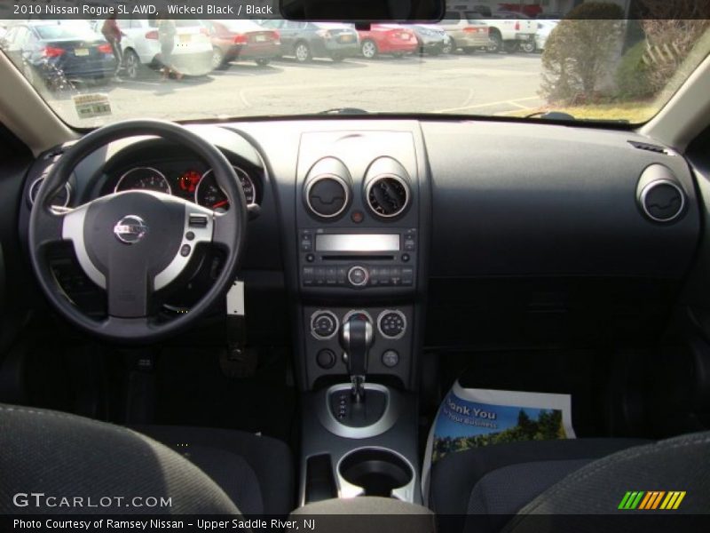 Wicked Black / Black 2010 Nissan Rogue SL AWD