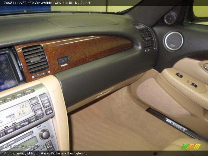 Obsidian Black / Camel 2008 Lexus SC 430 Convertible