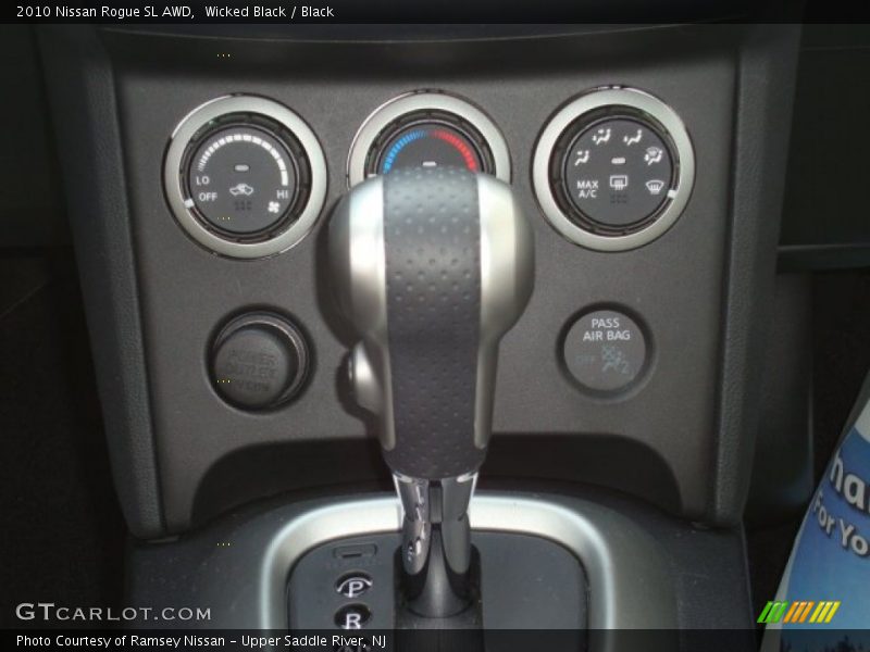 Wicked Black / Black 2010 Nissan Rogue SL AWD