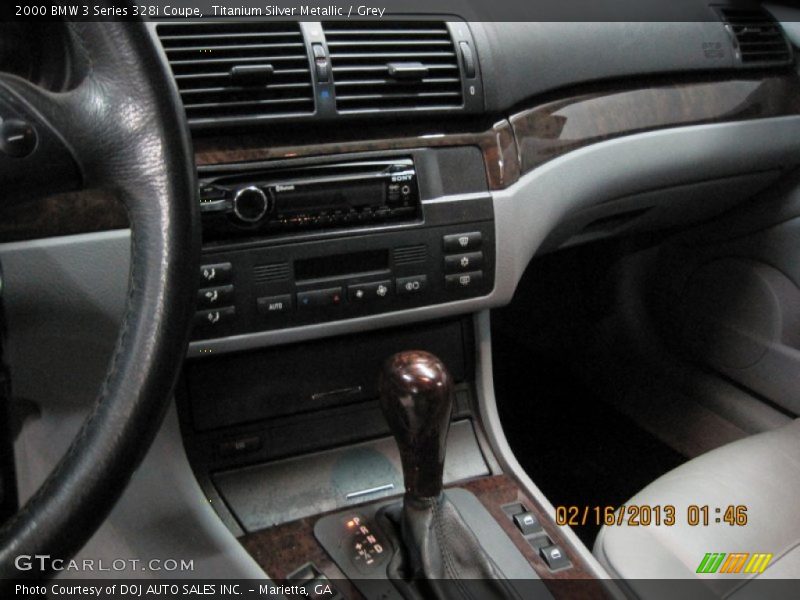 Titanium Silver Metallic / Grey 2000 BMW 3 Series 328i Coupe