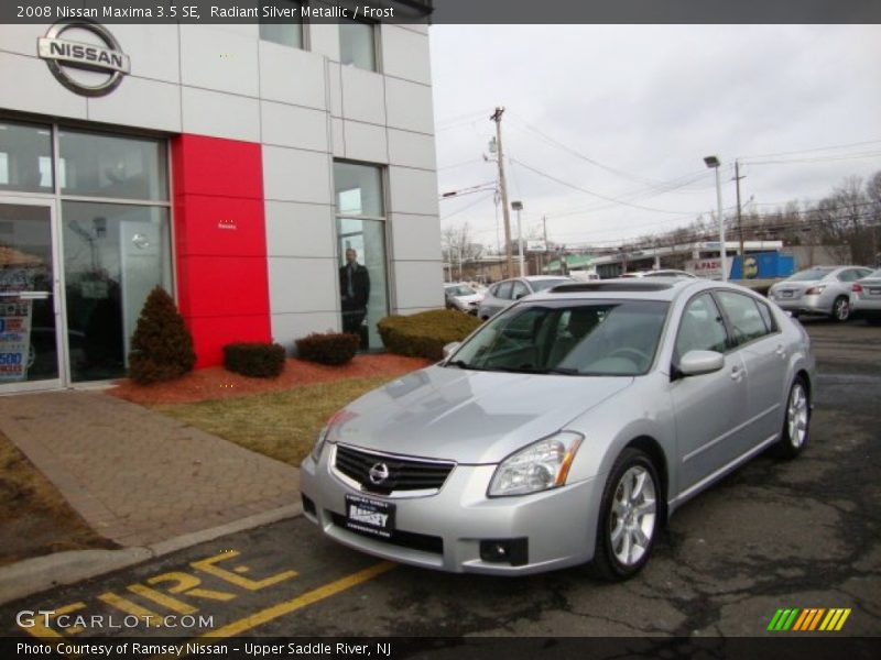 Radiant Silver Metallic / Frost 2008 Nissan Maxima 3.5 SE