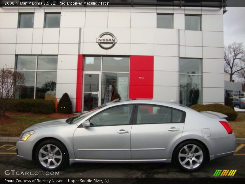 Radiant Silver Metallic / Frost 2008 Nissan Maxima 3.5 SE