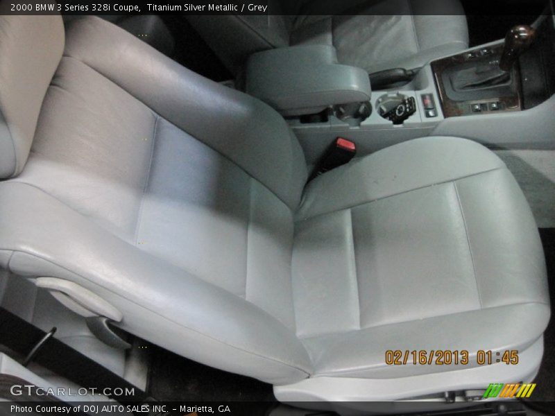 Titanium Silver Metallic / Grey 2000 BMW 3 Series 328i Coupe