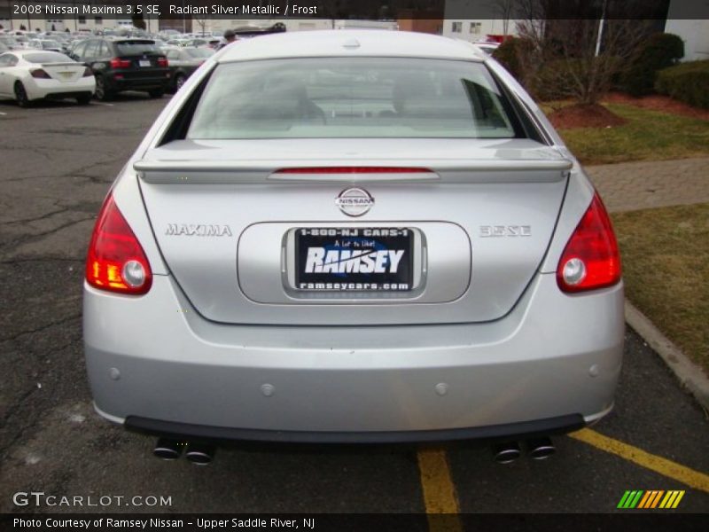 Radiant Silver Metallic / Frost 2008 Nissan Maxima 3.5 SE