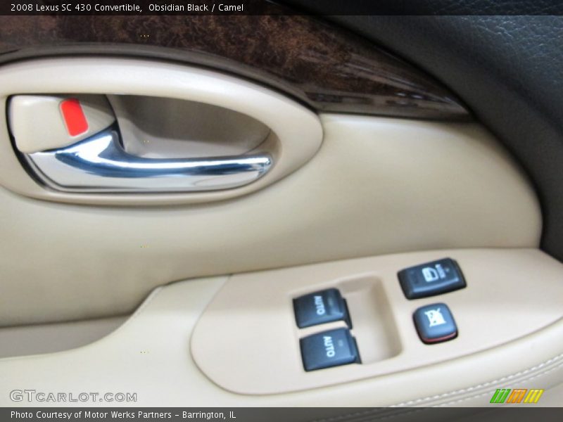 Obsidian Black / Camel 2008 Lexus SC 430 Convertible