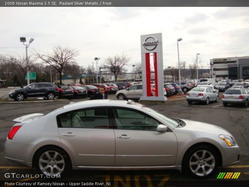 Radiant Silver Metallic / Frost 2008 Nissan Maxima 3.5 SE