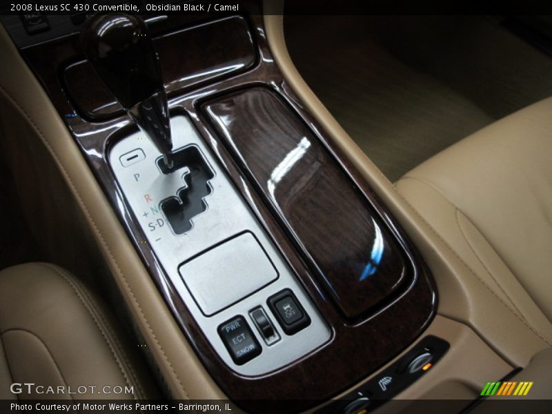 Obsidian Black / Camel 2008 Lexus SC 430 Convertible