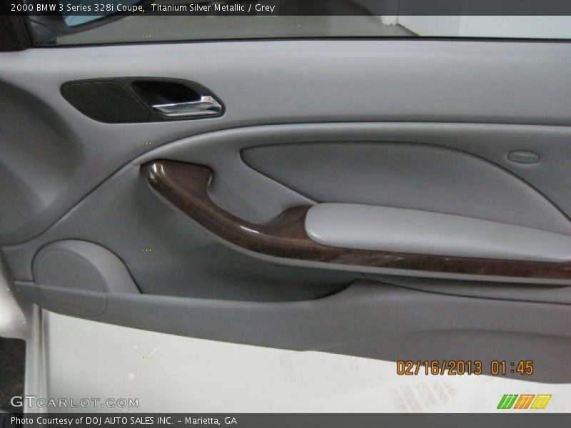 Titanium Silver Metallic / Grey 2000 BMW 3 Series 328i Coupe