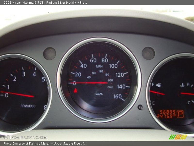Radiant Silver Metallic / Frost 2008 Nissan Maxima 3.5 SE