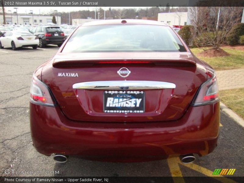 Tuscan Sun / Charcoal 2012 Nissan Maxima 3.5 SV