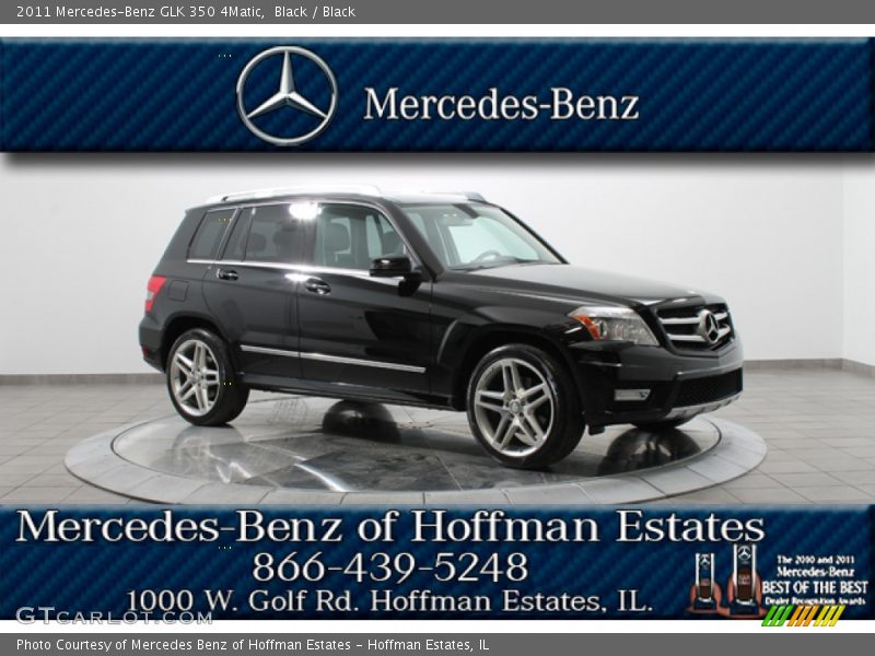 Black / Black 2011 Mercedes-Benz GLK 350 4Matic