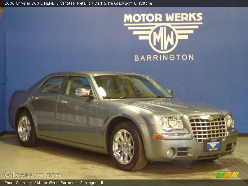 Silver Steel Metallic / Dark Slate Gray/Light Graystone 2006 Chrysler 300 C HEMI