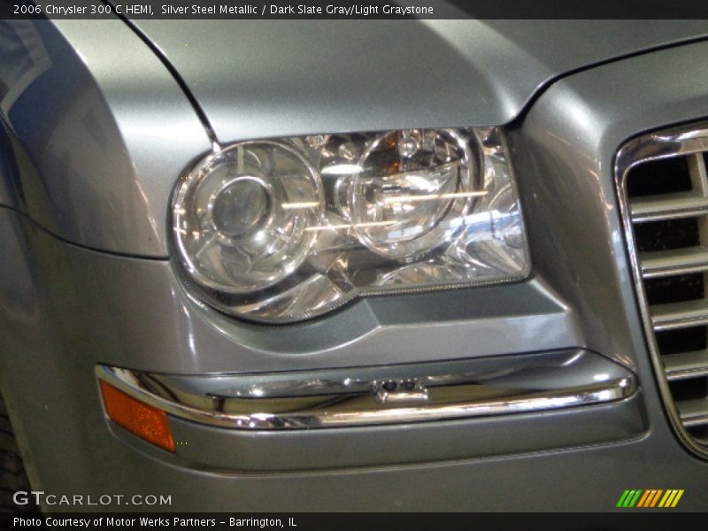 Silver Steel Metallic / Dark Slate Gray/Light Graystone 2006 Chrysler 300 C HEMI