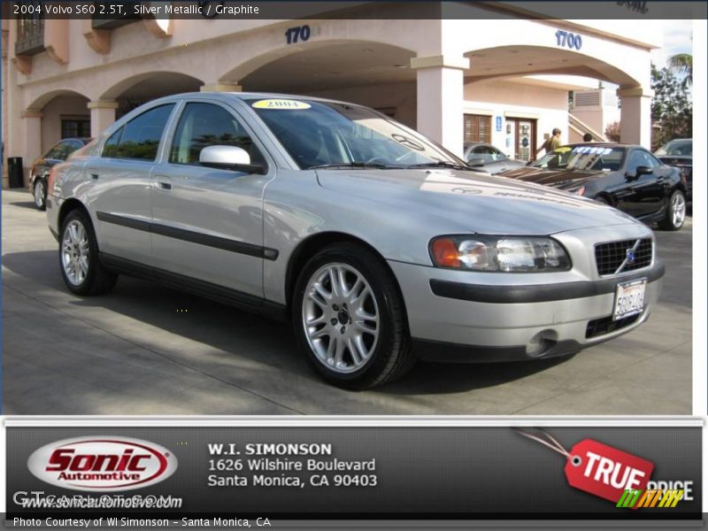 Silver Metallic / Graphite 2004 Volvo S60 2.5T
