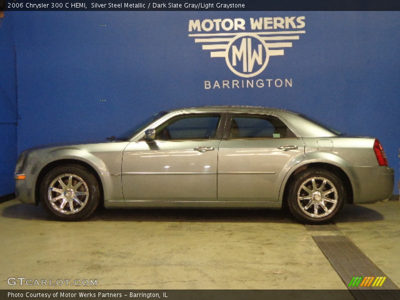 Silver Steel Metallic / Dark Slate Gray/Light Graystone 2006 Chrysler 300 C HEMI