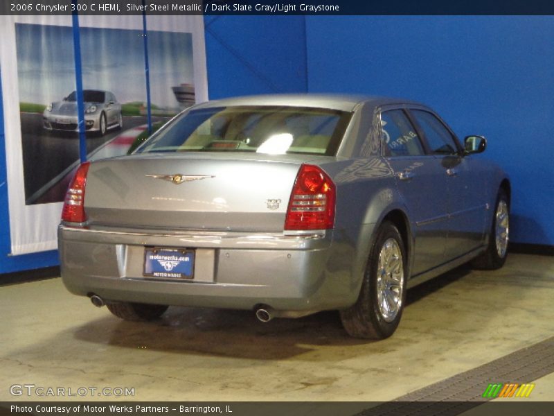 Silver Steel Metallic / Dark Slate Gray/Light Graystone 2006 Chrysler 300 C HEMI