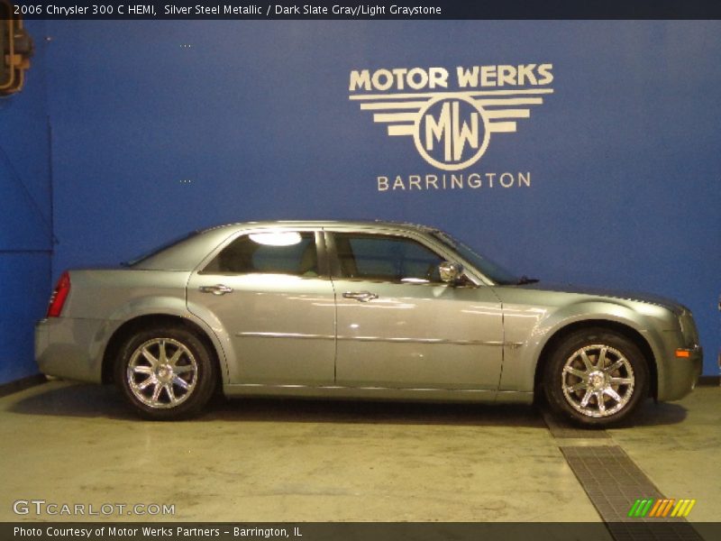 Silver Steel Metallic / Dark Slate Gray/Light Graystone 2006 Chrysler 300 C HEMI