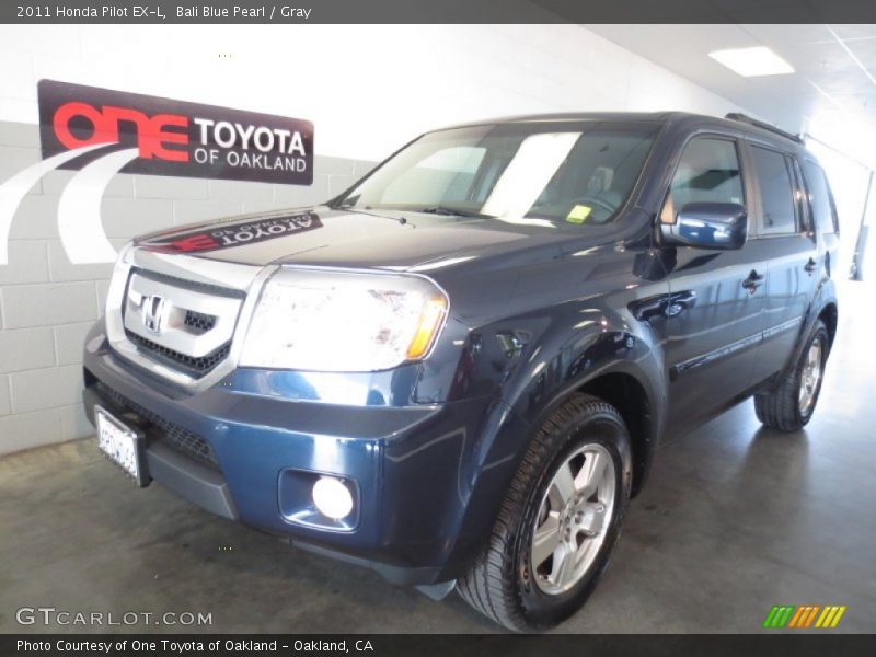 Bali Blue Pearl / Gray 2011 Honda Pilot EX-L