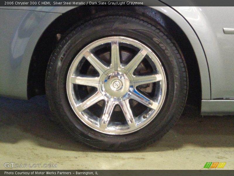 Silver Steel Metallic / Dark Slate Gray/Light Graystone 2006 Chrysler 300 C HEMI