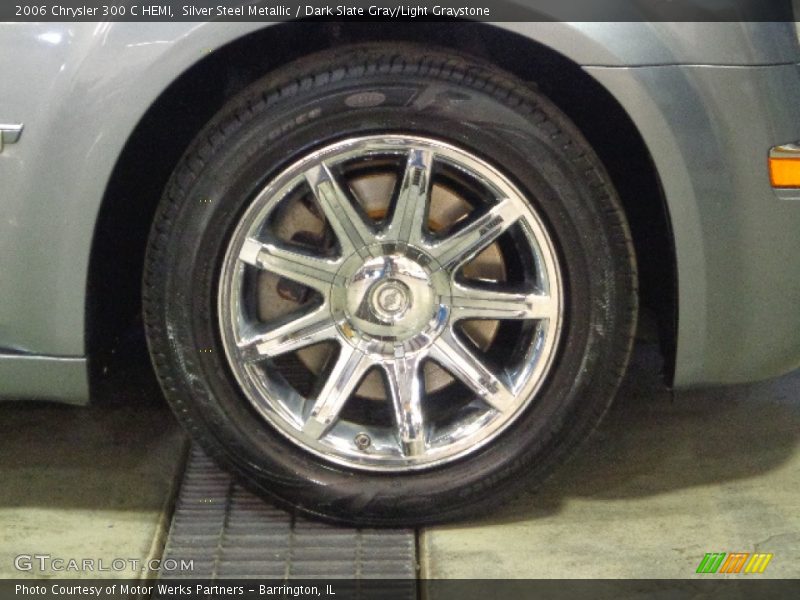 Silver Steel Metallic / Dark Slate Gray/Light Graystone 2006 Chrysler 300 C HEMI