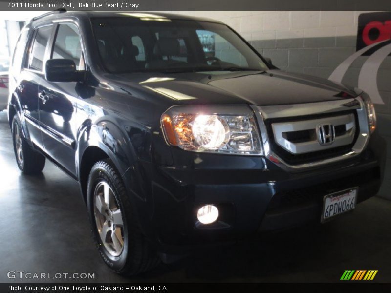 Bali Blue Pearl / Gray 2011 Honda Pilot EX-L