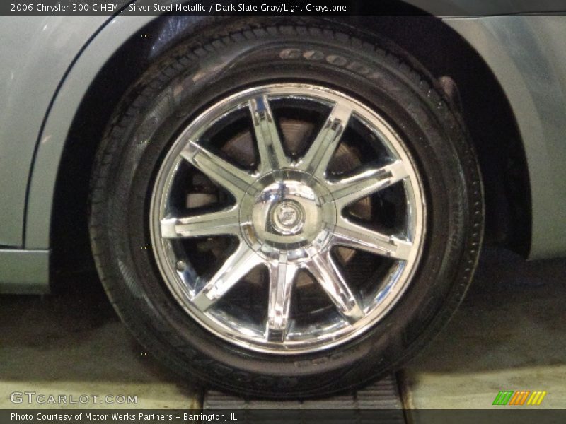 Silver Steel Metallic / Dark Slate Gray/Light Graystone 2006 Chrysler 300 C HEMI