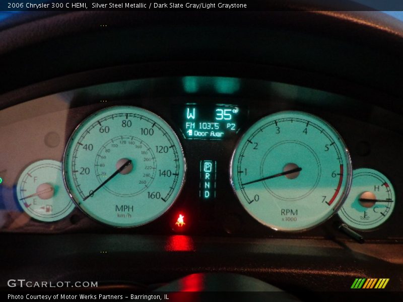 Silver Steel Metallic / Dark Slate Gray/Light Graystone 2006 Chrysler 300 C HEMI