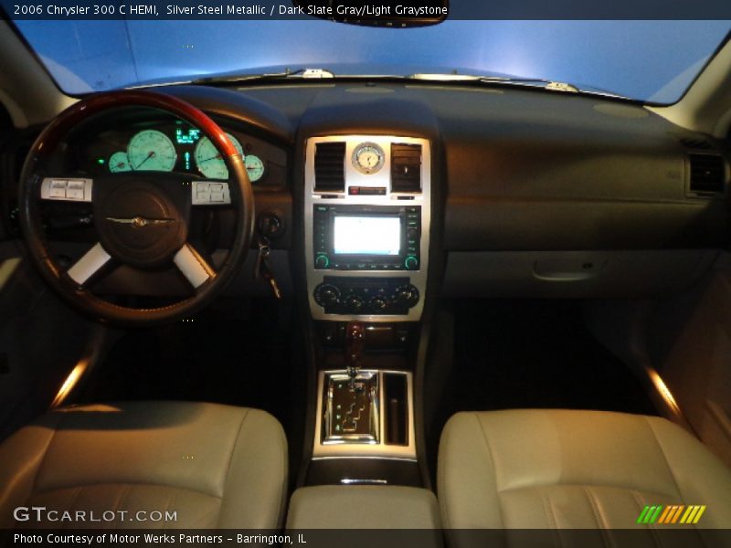 Silver Steel Metallic / Dark Slate Gray/Light Graystone 2006 Chrysler 300 C HEMI
