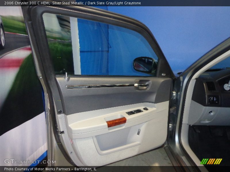 Silver Steel Metallic / Dark Slate Gray/Light Graystone 2006 Chrysler 300 C HEMI
