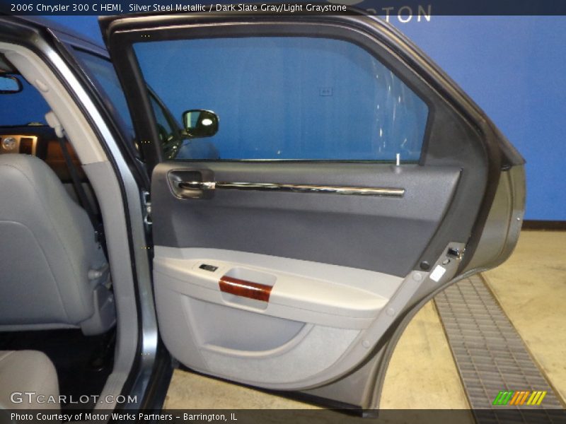 Silver Steel Metallic / Dark Slate Gray/Light Graystone 2006 Chrysler 300 C HEMI
