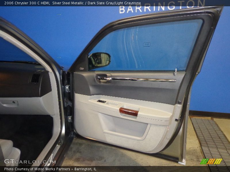 Silver Steel Metallic / Dark Slate Gray/Light Graystone 2006 Chrysler 300 C HEMI