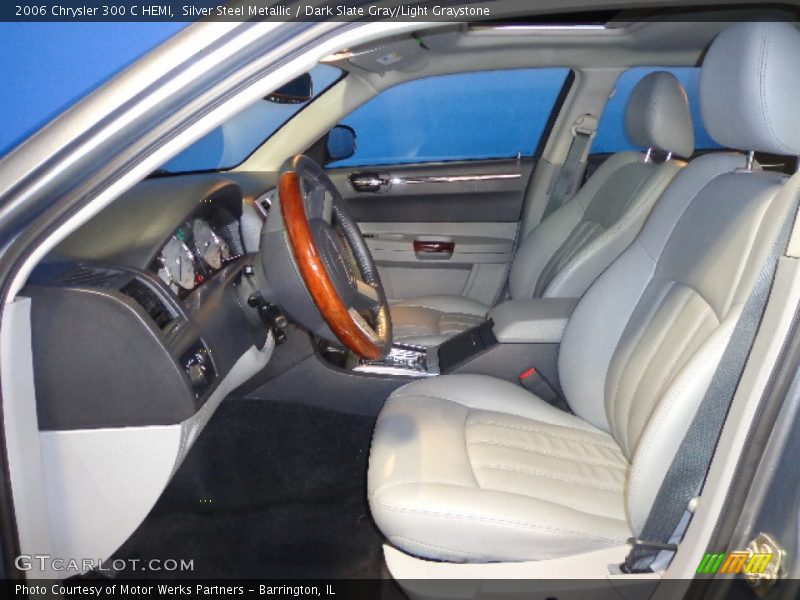 Silver Steel Metallic / Dark Slate Gray/Light Graystone 2006 Chrysler 300 C HEMI