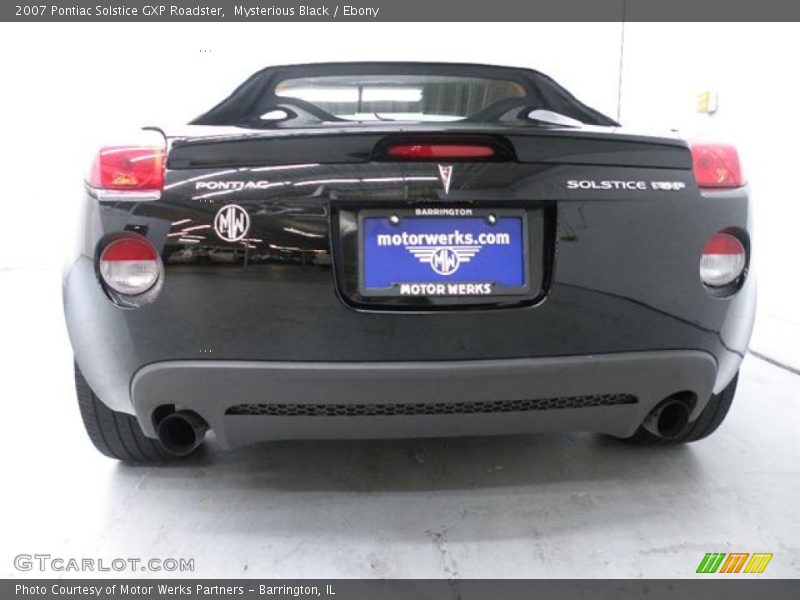 Mysterious Black / Ebony 2007 Pontiac Solstice GXP Roadster