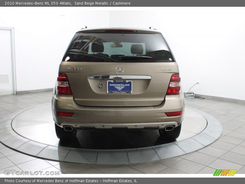 Sand Beige Metallic / Cashmere 2010 Mercedes-Benz ML 350 4Matic