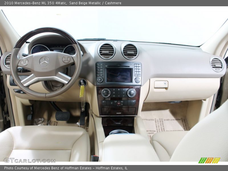 Dashboard of 2010 ML 350 4Matic