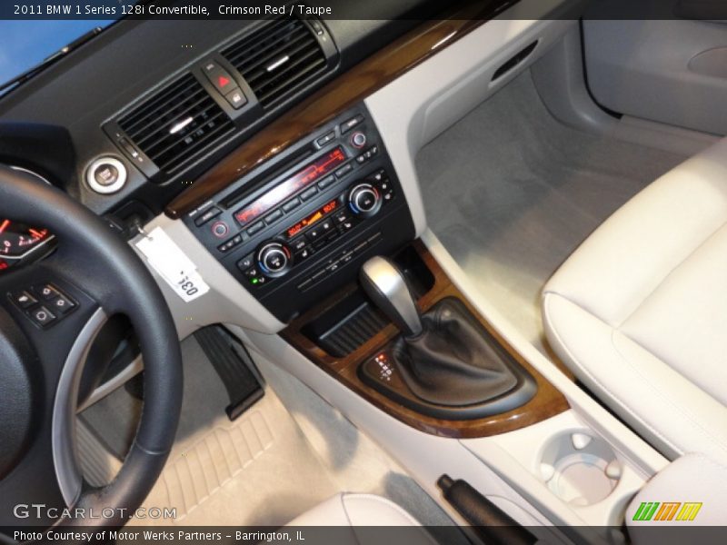 Crimson Red / Taupe 2011 BMW 1 Series 128i Convertible