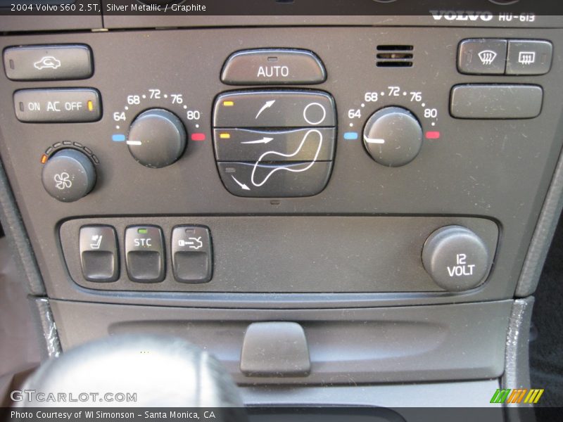 Controls of 2004 S60 2.5T