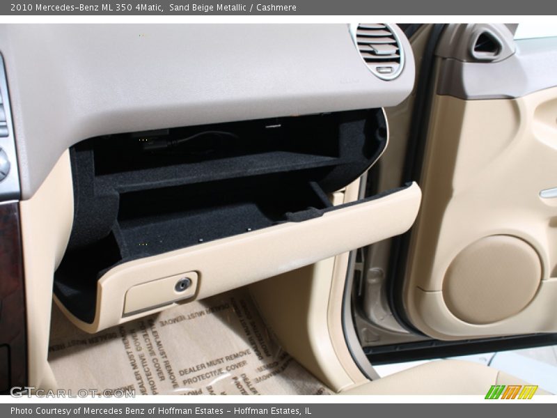 Sand Beige Metallic / Cashmere 2010 Mercedes-Benz ML 350 4Matic